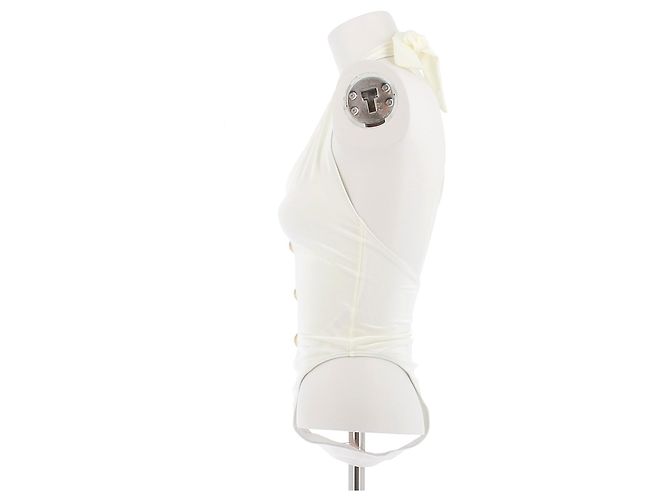 Balmain Weißer Einteiler Badeanzug - Ansicht 4