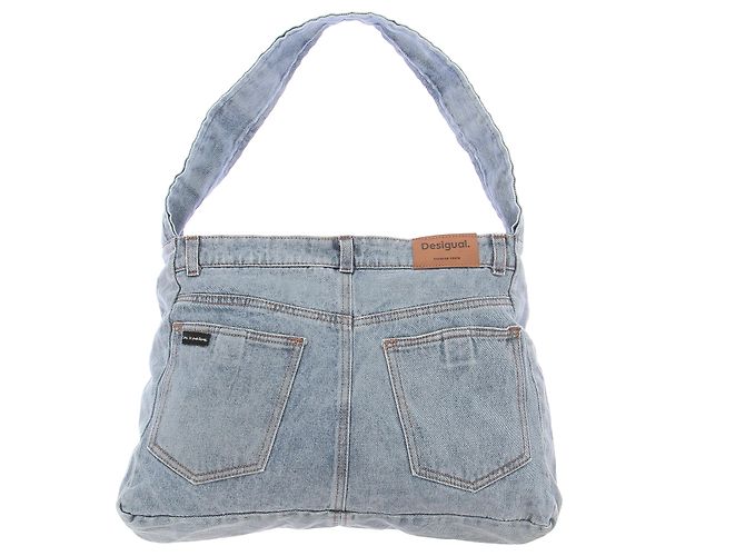 Desigual Denim Schultertasche Blau - Ansicht 2