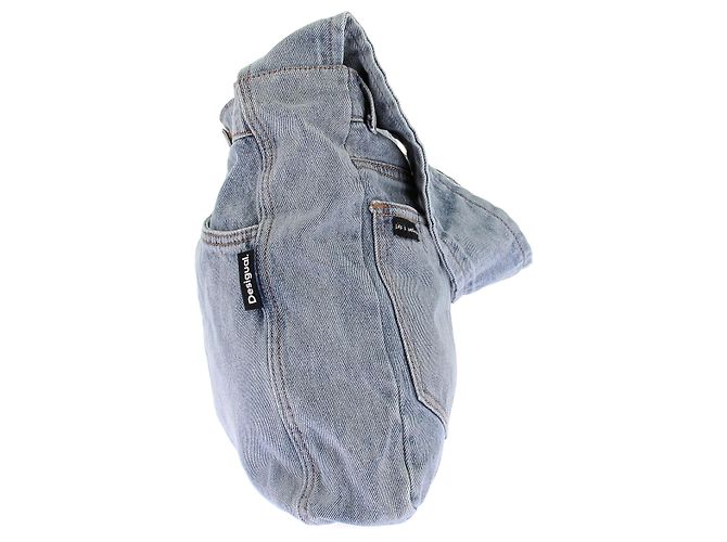 Desigual Denim Schultertasche Blau - Ansicht 4