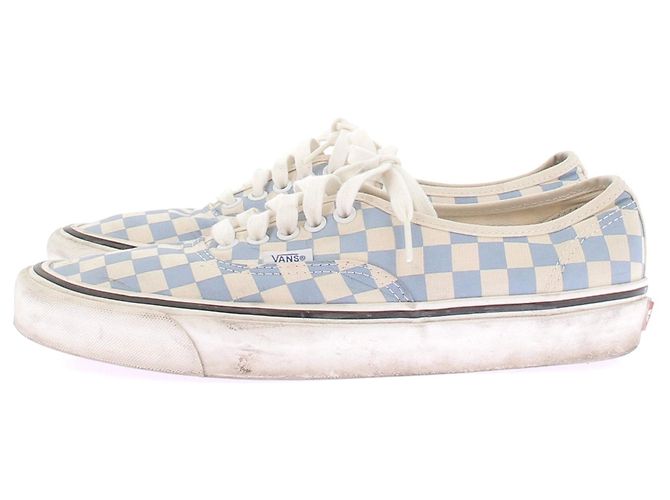 Vans Sneakers a scacchi "Authentic 44 DX" Blu - vista 3