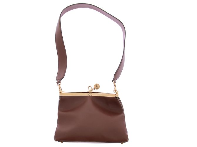 Etro Borsa in pelle cammello "Vela" Marrone - vista 4