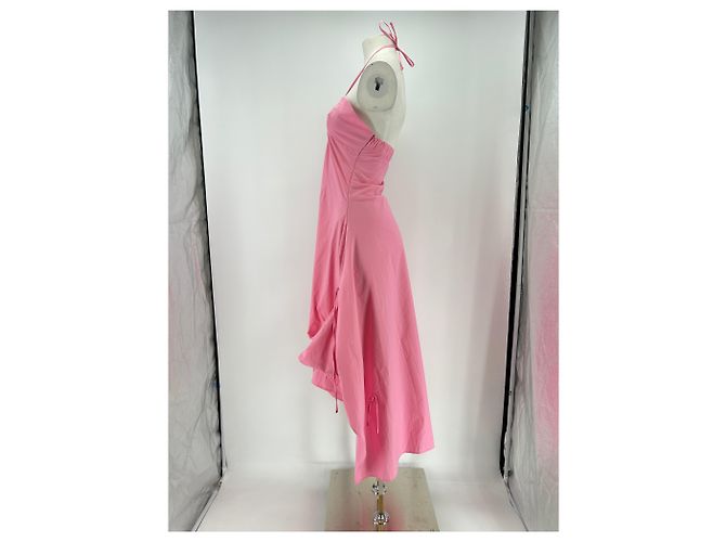 Autre Marque Vestido largo sin mangas rosa NINETY PERCENT XS - vista 4