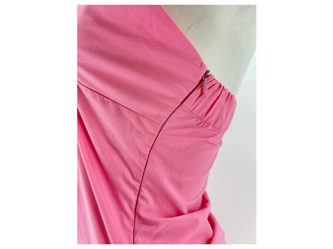 Autre Marque Vestido largo sin mangas rosa NINETY PERCENT XS - vista 5