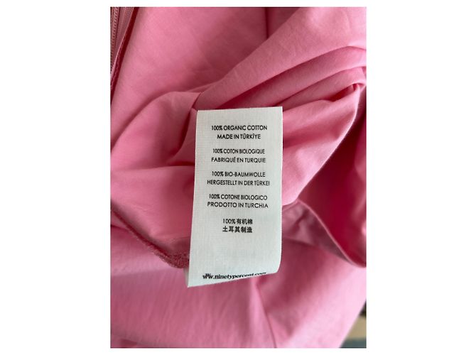 Autre Marque Vestido largo sin mangas rosa NINETY PERCENT XS - vista 8