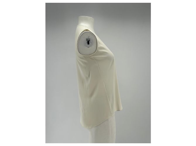Autre Marque THEYSKENS' THEORY Weißes Baumwoll Tanktop - Ansicht 3