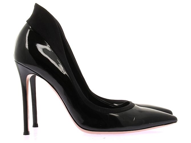 Gianvito Rossi Décolleté neri "Tuxedo" Nero - vista 2