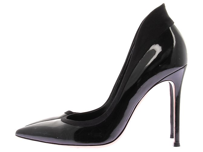 Gianvito Rossi Décolleté neri "Tuxedo" Nero - vista 3