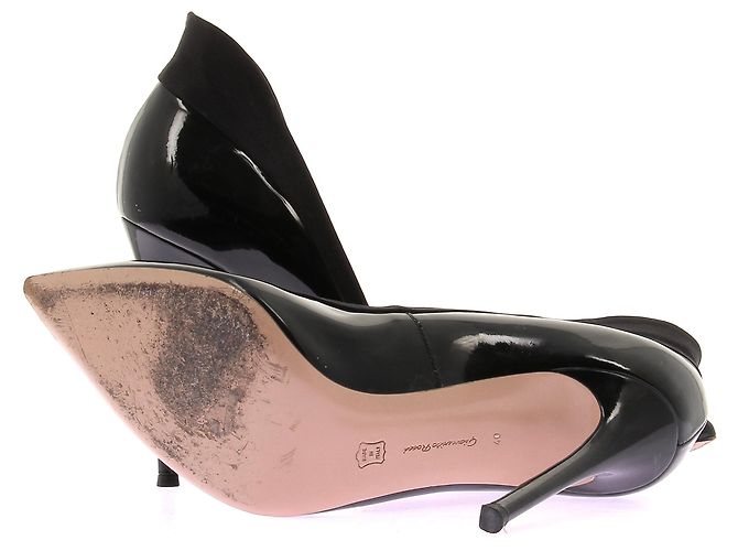 Gianvito Rossi Décolleté neri "Tuxedo" Nero - vista 7