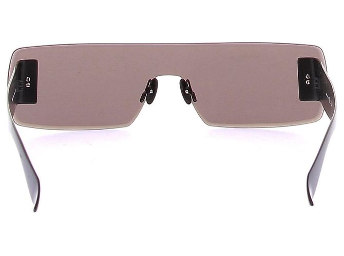 Alaïa Gafas de sol "Narrow Mask" Negro - vista 2