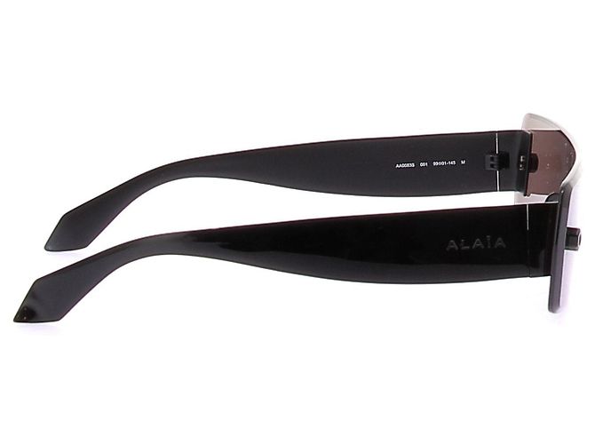 Alaïa Gafas de sol "Narrow Mask" Negro - vista 3