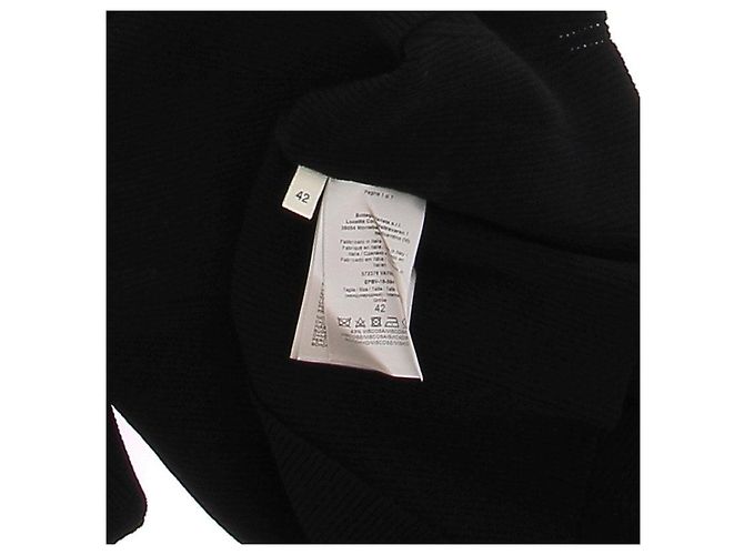 Bottega Veneta Top negro de mangas largas - vista 6