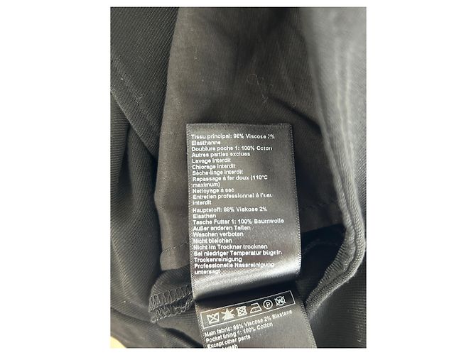 Ba&Sh Schwarze Weite Hose aus Viskose - Ansicht 4