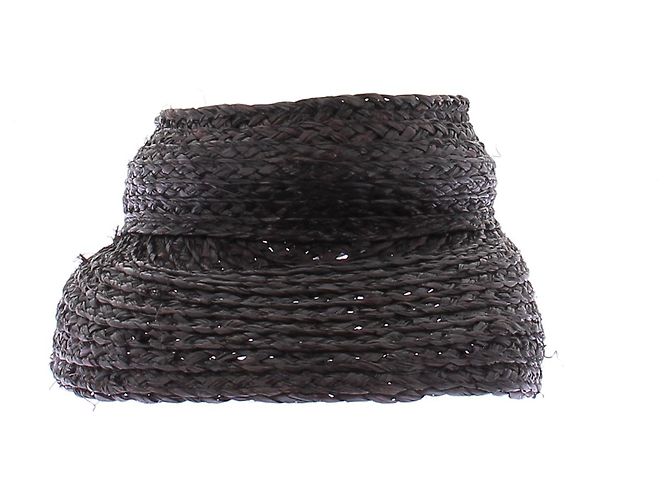 Seafolly Visiera in rafia nera Nero - vista 2