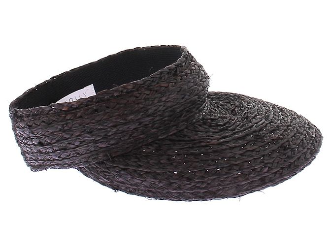 Seafolly Visiera in rafia nera Nero - vista 4