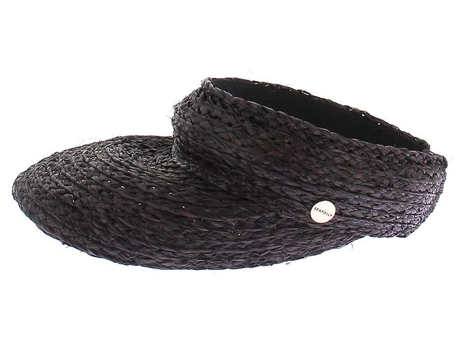 Seafolly Visiera in rafia nera Nero - vista 5