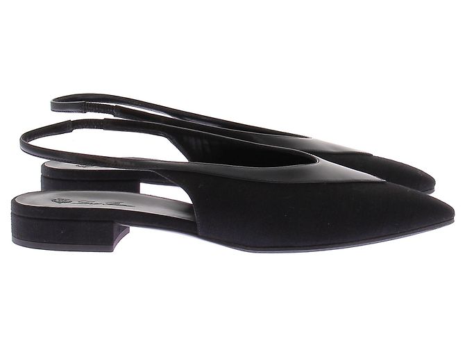 Loro Piana Slingback neri "Rebecca" Nero - vista 2