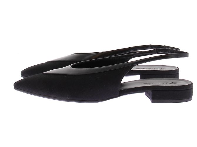 Loro Piana Slingback neri "Rebecca" Nero - vista 3