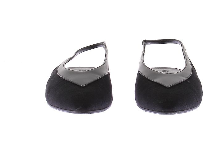 Loro Piana Slingback neri "Rebecca" Nero - vista 4