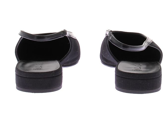 Loro Piana Slingback neri "Rebecca" Nero - vista 5
