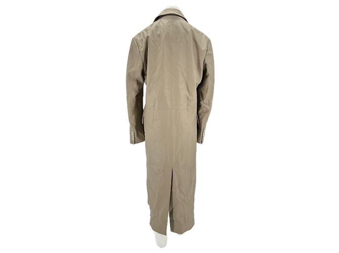Autre Marque Beige Lederjacke - Ansicht 2