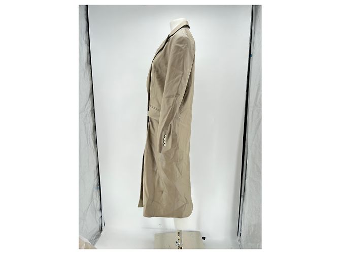 Autre Marque Beige Lederjacke - Ansicht 4