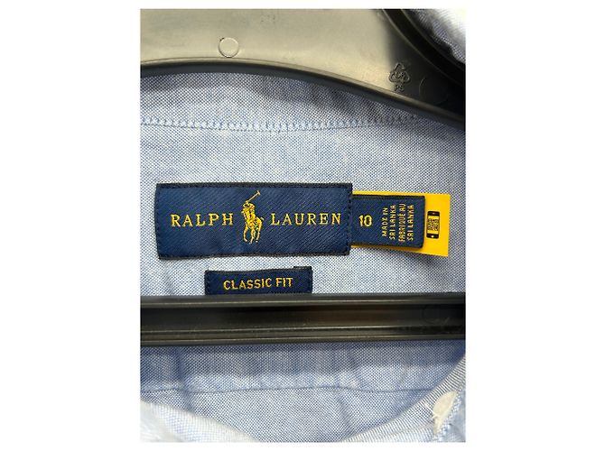 Camicia Ralph Lauren in cotone blu M - vista 3
