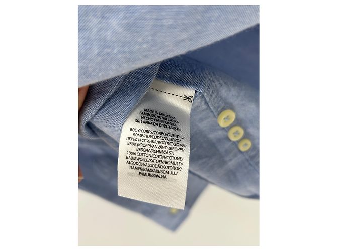 Camicia Ralph Lauren in cotone blu M - vista 4