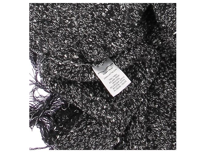 Falda de lana gris jaspeada Paco Rabanne XS - vista 5