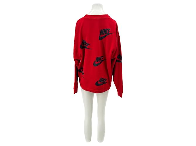 Nike Sweatshirt rot Baumwolle - Ansicht 2