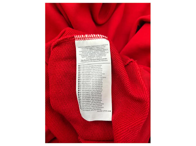 Nike Sweatshirt rot Baumwolle - Ansicht 5