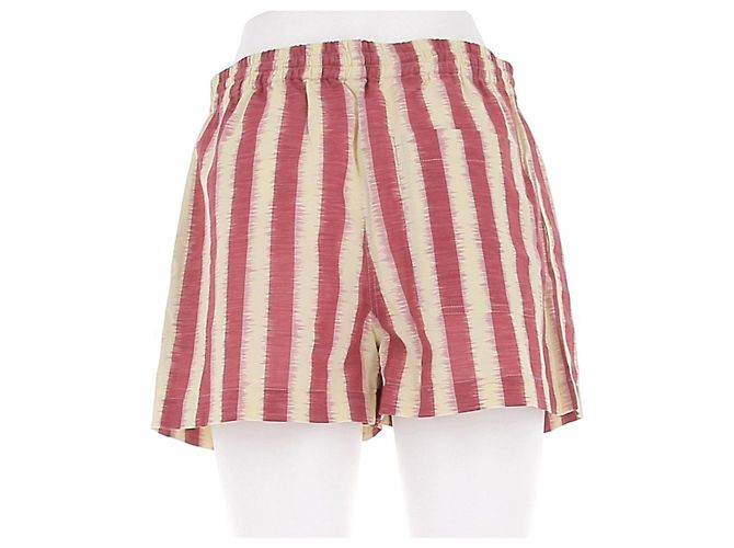 Pantaloncini Christian Dior a righe rosso e giallo - vista 2