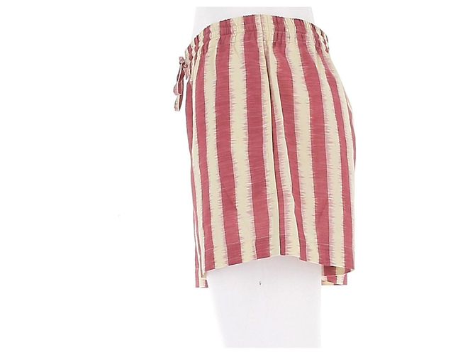 Pantaloncini Christian Dior a righe rosso e giallo - vista 4