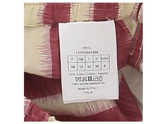 Pantaloncini Christian Dior a righe rosso e giallo - vista 6