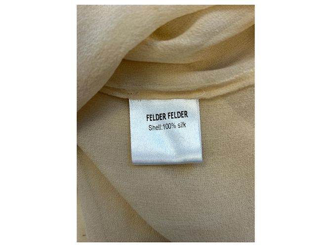 Autre Marque Top de seda beige FELDER FELDER - vista 7