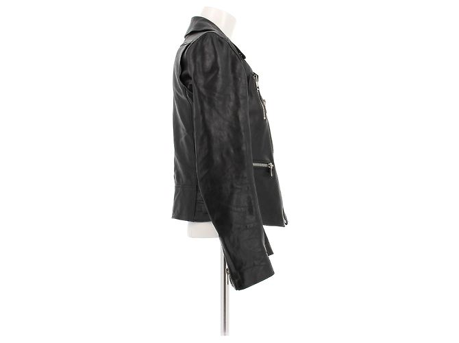 Gucci Lederjacke Perfecto Schwarz - Ansicht 4