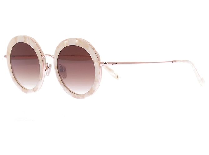 Jimmy fairly Gafas de sol redondas "Gina" Beige - vista 5