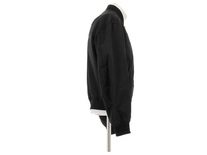 Giacca Bomber Dior Nera con Logo Nero - vista 3