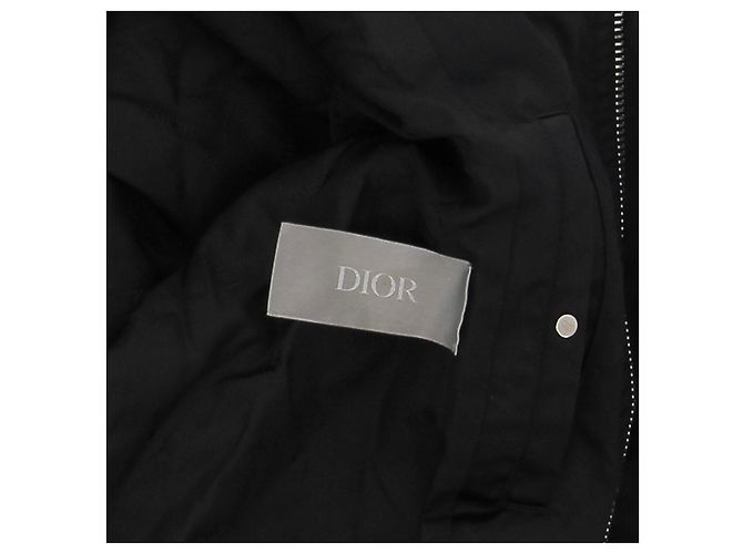 Giacca Bomber Dior Nera con Logo Nero - vista 5