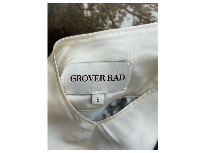 Autre Marque Abito lungo GROVER RAD beige e marrone - vista 5