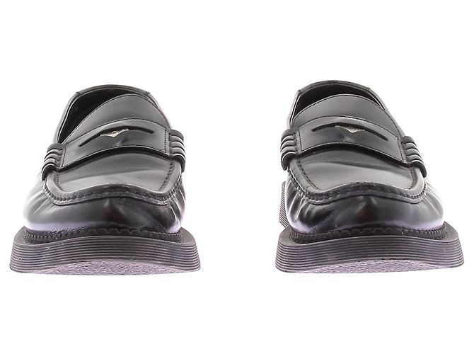 Mocassini Saint Laurent in pelle nera Taglia 43 Nero - vista 4