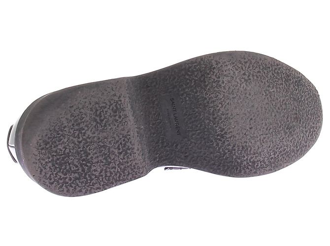 Mocassini Saint Laurent in pelle nera Taglia 43 Nero - vista 7