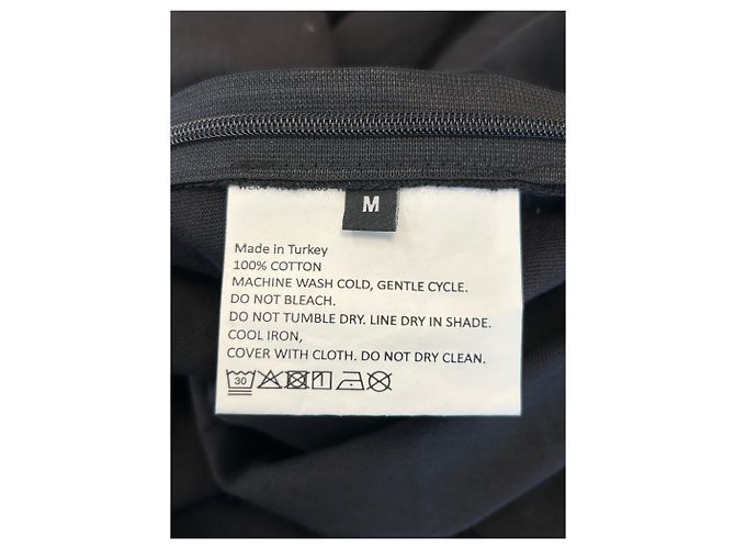 Autre Marque T-shirt in cotone nero WEINSANTO - vista 4