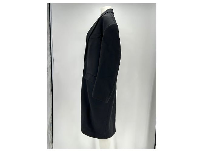 Cappotto in lana nero Balenciaga - vista 4