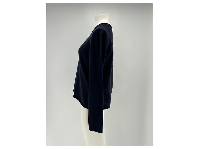 Tommy Hilfiger Wollpullover Marineblau - Ansicht 4