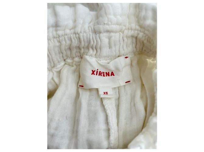 Autre Marque Shorts brancos de algodão XIRENA - vista 3
