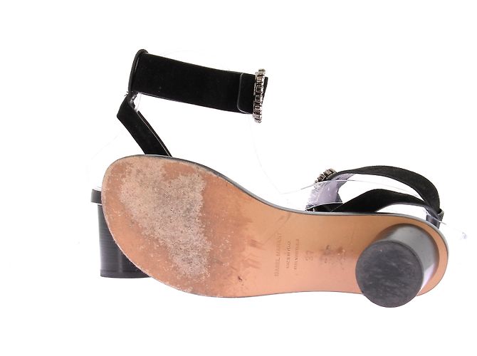 Isabel Marant Sandali con tacco in camoscio Nero - vista 7