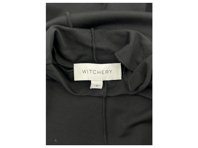 Autre Marque T-shirt nera a maniche lunghe WITCHERY Nero - vista 5