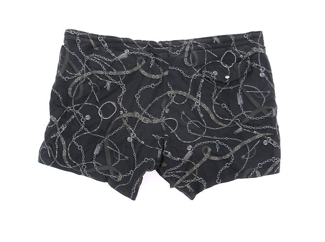Louis Vuitton Badehose mit Muster Schwarz - Ansicht 2