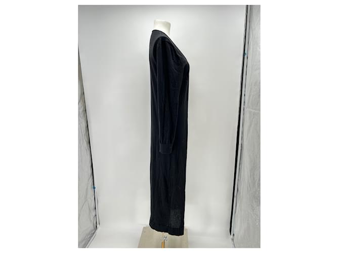 The row Langer schwarzer Cashmere-Weste - Ansicht 3