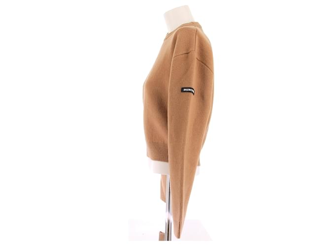 Balenciaga Wollpullover beige - Ansicht 4